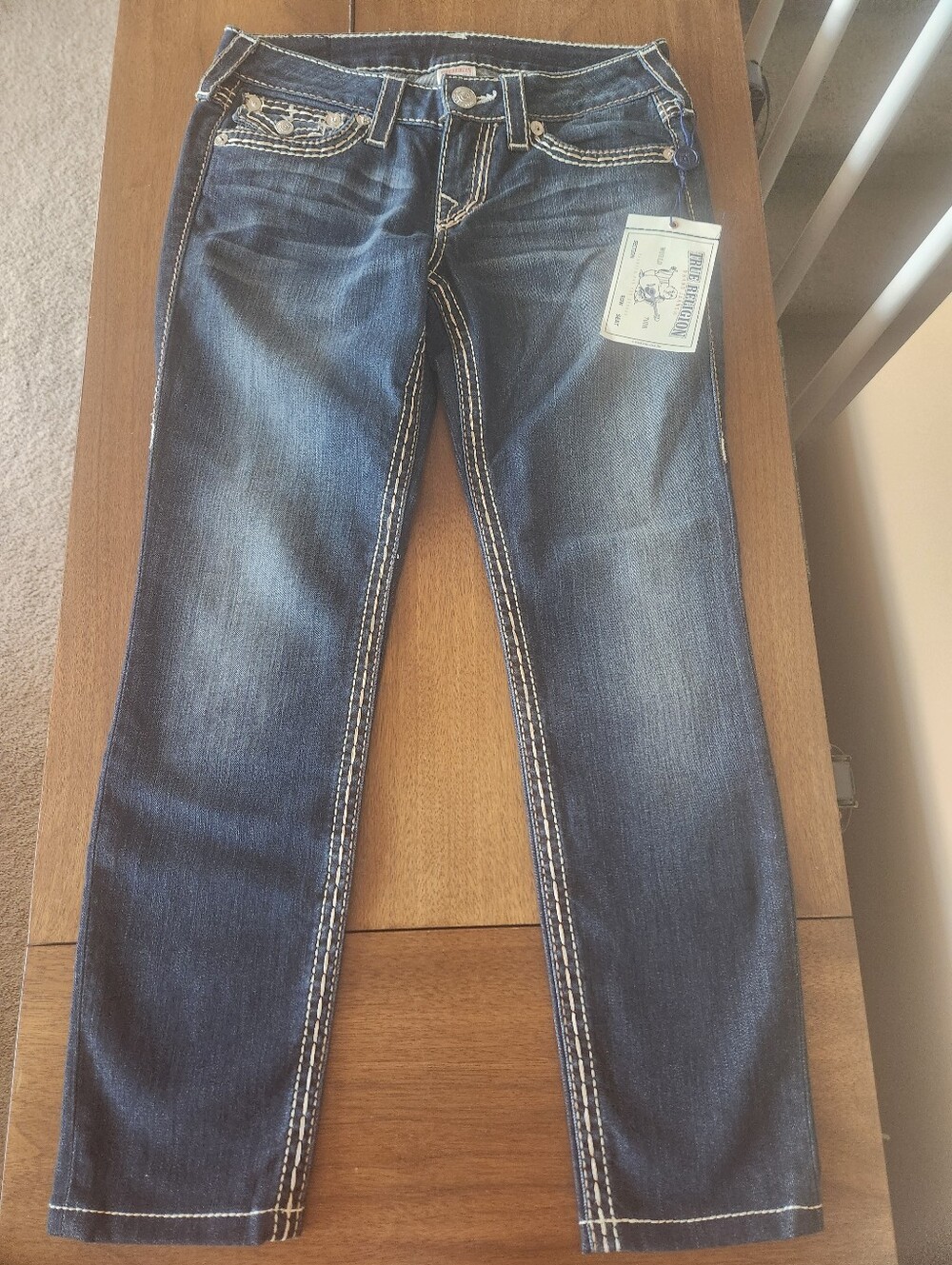 NWT RARE True Religion Skinny Super T Jeans Sz 27